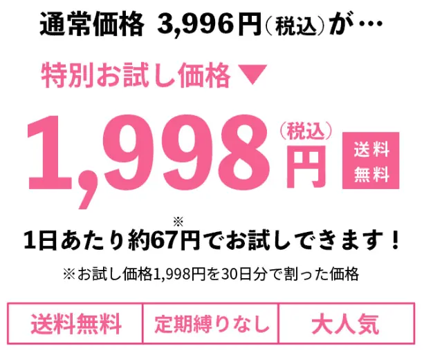 【1,998円】DHCエクオールのお試しキャンペーン